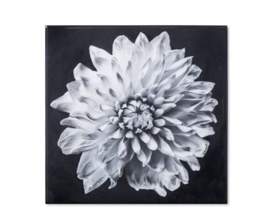 Black & White Flower - Epoxy / C